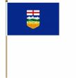 12"x18" Flag>Alberta Knitted Poly