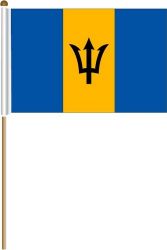 12"x18" Flag>Barbados