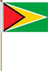 12"x18" Flag>Guyana