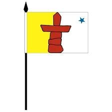 12"x18" Flag>Nunavut