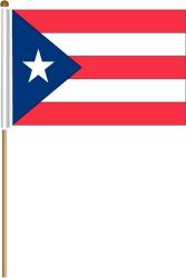 12"x18" Flag>Puerto Rico