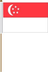 12"x18" Flag>Singapore