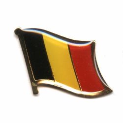 Flag Pin>Belgium