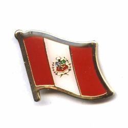 Flag Pin>Peru