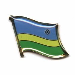 Flag Pin>Rwanda