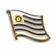 Flag Pin>Uruguay