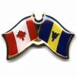 Friendship Pin>Barbados