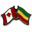 Friendship Pin>Ethiopia Traditonal Colors