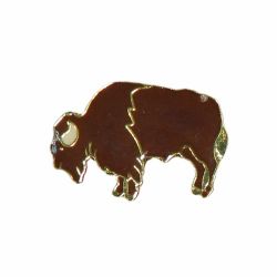 CDA Wildlife Pin>Buffalo