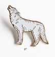 CDA Wildlife Pin>Howling wolf