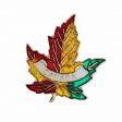 CDA Pin>Multi-Coloured Leaf Lg