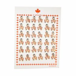 Pin Card>Canada/USA Ribbon
