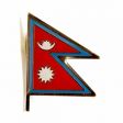 Flag Pin>Nepal