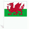 Car Flag XH>Wales