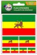 Flag Sticker>Ethiopia Lion