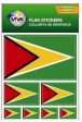Flag Sticker>Guyana