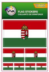 Flag Sticker>Hungary COA