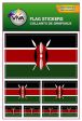Flag Sticker>Kenya