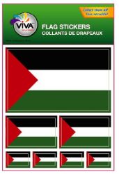 Flag Sticker>Palestine
