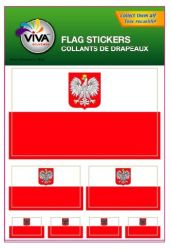 Flag Sticker>Poland Egl