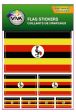 Flag Sticker>Uganda