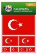 Flag Sticker>Turkey