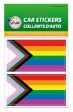 Car Sticker>Progress Pride/Rainbow LGBTQ