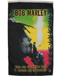 3'x5'>Bob Marley Smoking Herbs