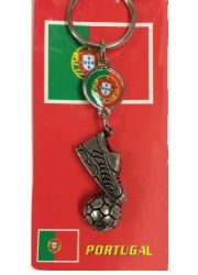 Keychain>Portugal Soccer Shoe/Ball