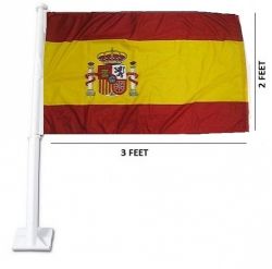 Car Flag XH 2'x3'>Spain