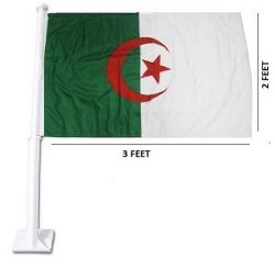 Car Flag XH 2'x3'>Algeria