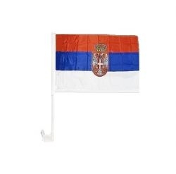Car Flag Lite>Serbia