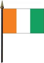 12"x18" Flag>Ivory Coast