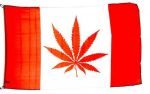 CDA Flag 3'x5'>Marijuana Red leaf