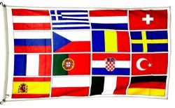 3'x5'>Europe Union  16 Flags
