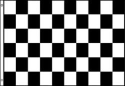 3'x5'>Checkered Blk