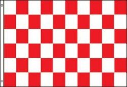 3'x5'>Checkered Red