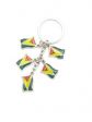 Charm Keychain>Guyana