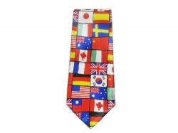 Necktie>International Flags Tie