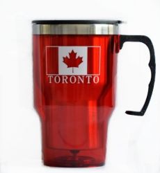 Toronto Travel Mug>450 Handle Flag