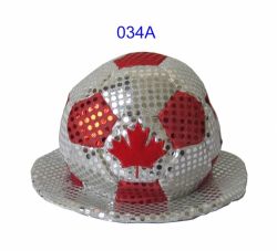 CDA Fun Hat>Glittery Soccerball