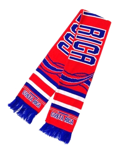 Scarf Knitted>Costa Rica - Reppa Flags and Souvenirs