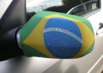 Car Wing Mirror Flag>Brazil