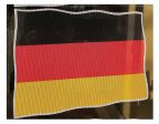 Sticker See Through>Germany 10"x13"