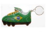 Soccer Shoe Keychain>Brazil