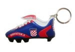 Soccer Shoe Keychain>Croatia