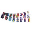 Bunting>41 International Flags of 12"x18"