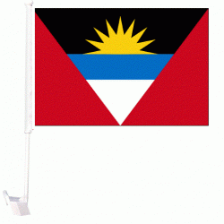 Car Flag XH>Antigua