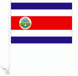 Car Flag XH>Costa Rica
