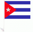Car Flag XH>Cuba